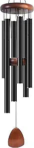 37-Inch Outdoor Large Wind Chime – Tuned Aluminum Tubes with Solid Wood Components for Garden, Patio, Porch & Balcony Decoration